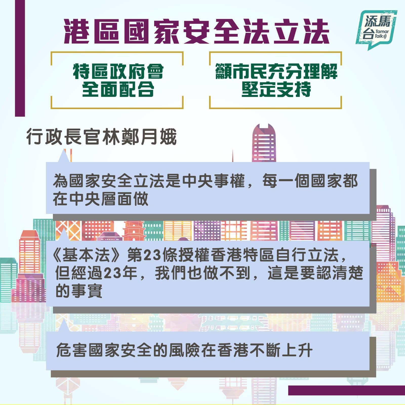 港區國家安全法立法