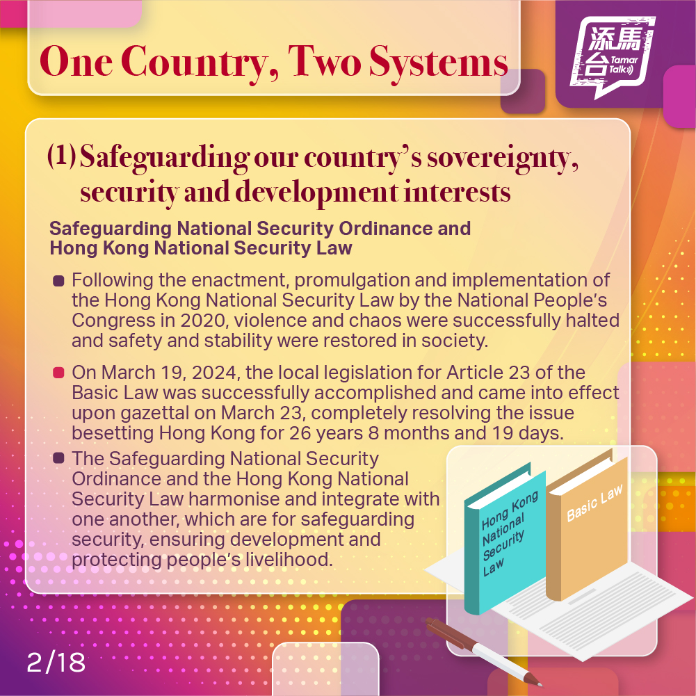【Go from strength to strength✨】 
					Today marks the 27th anniversary of the establishment of the Hong Kong Special Administrative Region 🎊. An article titled “Impressive and Major Achievements of the Implementation of ‘One Country, Two Systems’ since Hong Kong’s Return to the Motherland - Continuously Demonstrating Immense Superiority of ‘One Country, Two Systems’” by Chief Executive John Lee is published. Learn more about it from the link below 👇🏻👀 