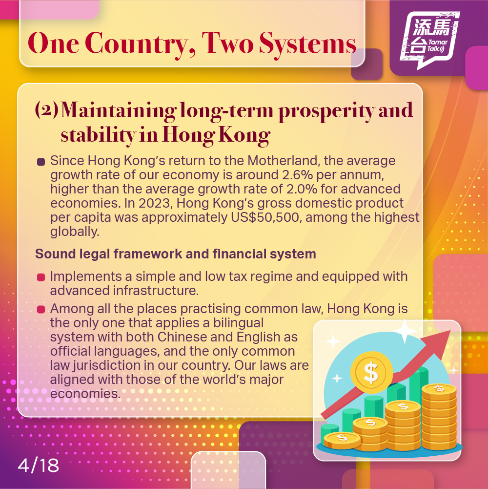 【Go from strength to strength✨】 
					Today marks the 27th anniversary of the establishment of the Hong Kong Special Administrative Region 🎊. An article titled “Impressive and Major Achievements of the Implementation of ‘One Country, Two Systems’ since Hong Kong’s Return to the Motherland - Continuously Demonstrating Immense Superiority of ‘One Country, Two Systems’” by Chief Executive John Lee is published. Learn more about it from the link below 👇🏻👀 