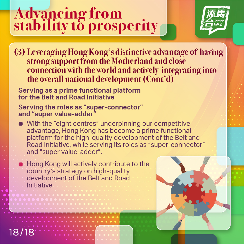 【Go from strength to strength✨】 
					Today marks the 27th anniversary of the establishment of the Hong Kong Special Administrative Region 🎊. An article titled “Impressive and Major Achievements of the Implementation of ‘One Country, Two Systems’ since Hong Kong’s Return to the Motherland - Continuously Demonstrating Immense Superiority of ‘One Country, Two Systems’” by Chief Executive John Lee is published. Learn more about it from the link below 👇🏻👀 